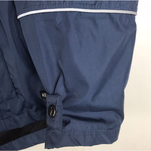 Kerrits Hooded Riding Jacket Waterproof Vents Pockets Blue Rain Coat Size Small - Picture 6 of 16